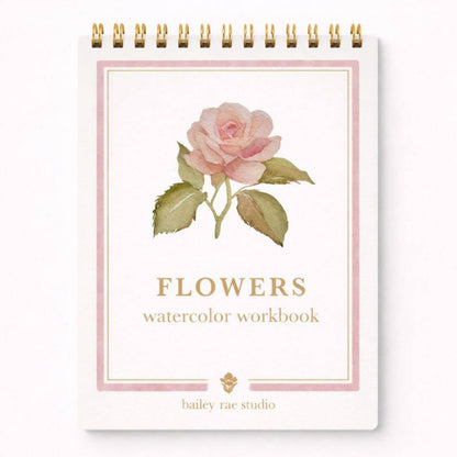 Flowers Watercolor Workbook