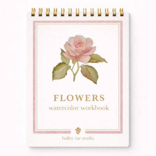 Flowers Watercolor Workbook