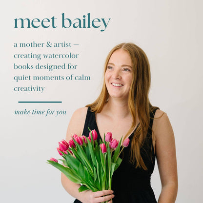 National Parks Watercoloring Book-Outlines w/Video Tutorials