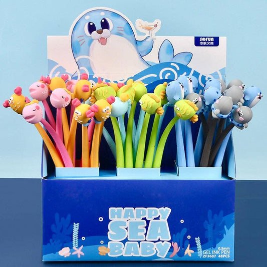 HAPPY SEA ANIMALS GEL PEN