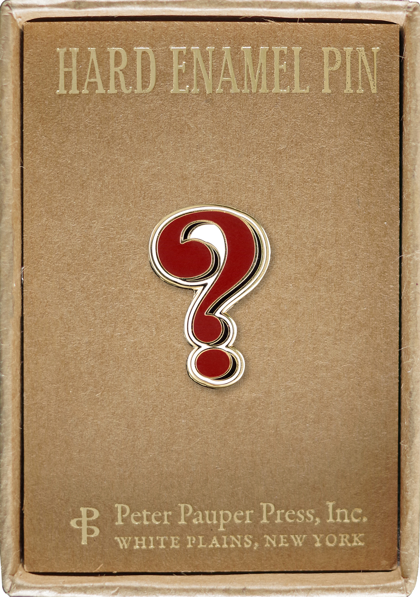 Question Mark Enamel Pin