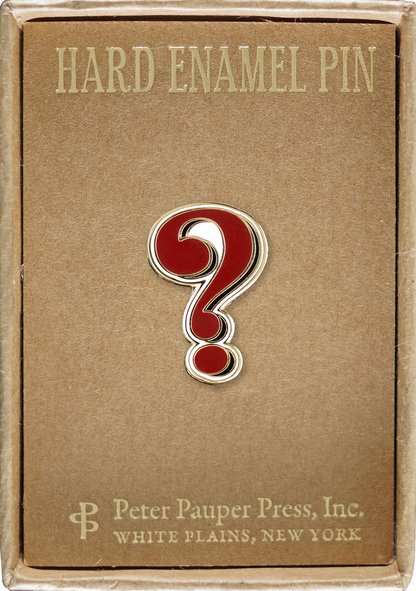 Question Mark Enamel Pin