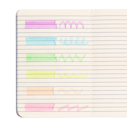 Oh My Glitter!: Liquid Glitter Ink Neon Highlighters (Set of 6)