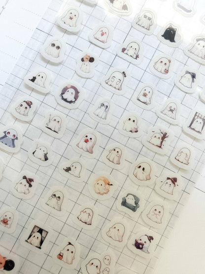 Kuboandlucy Stationery Co | Tiny Ghost Sticker Sheet