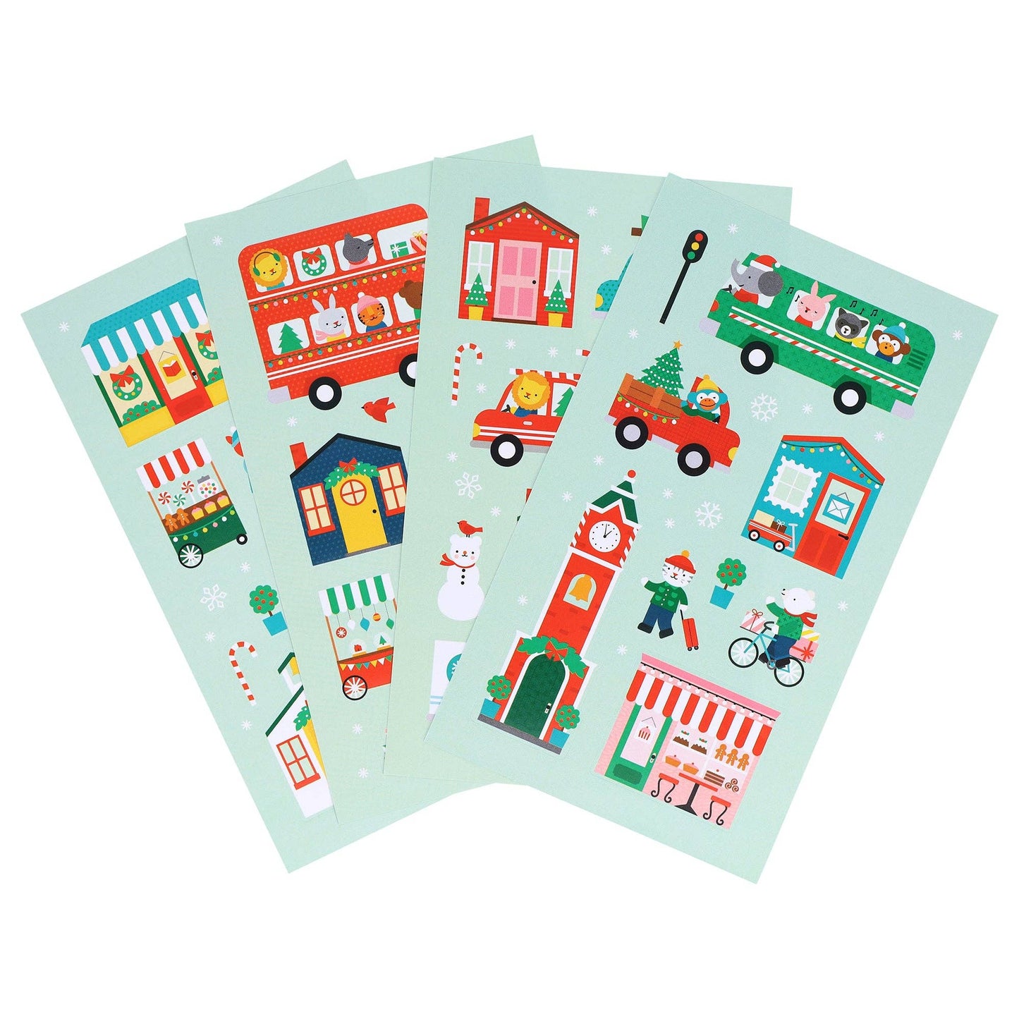 Mini Sticker Set: Christmas Town CDU of 20
