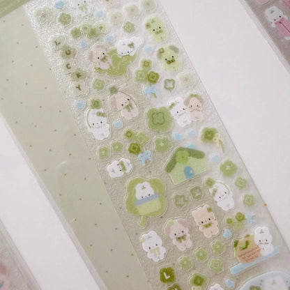 Teeny Tiny Glitter Sticker Sheet