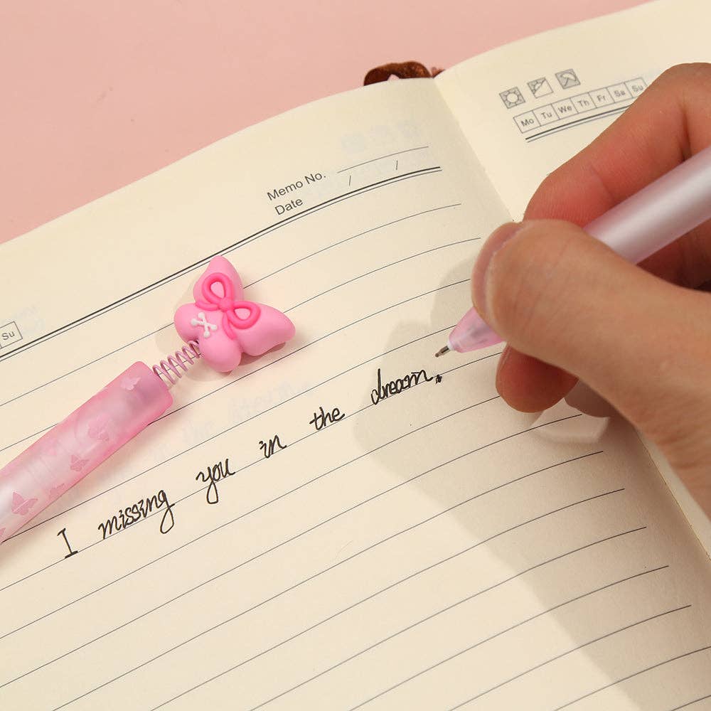 Butterfly Retractable Gel Pen
