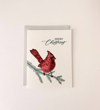 Merry Christmas Boxed Holiday Letterpress Cards
