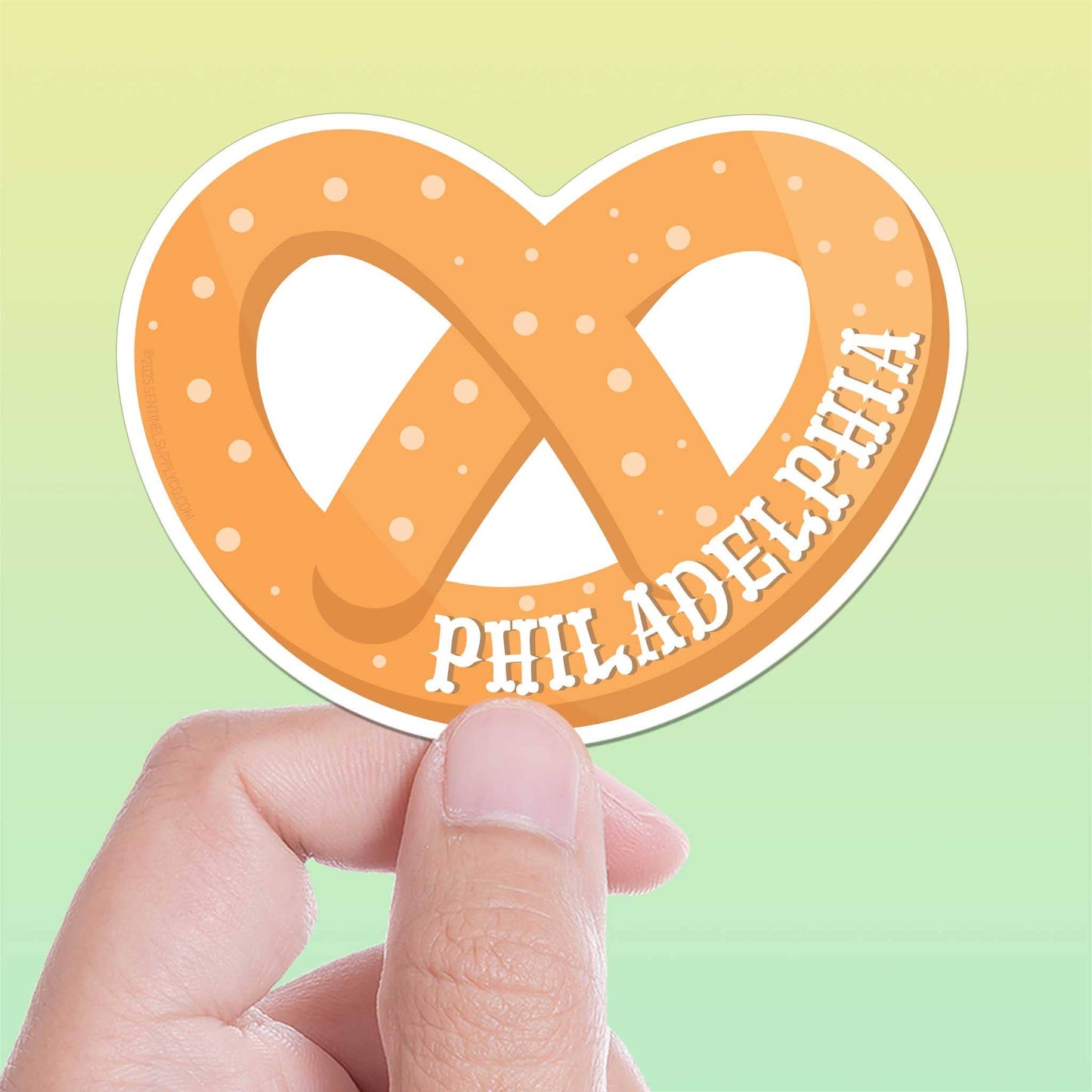 Philly Soft Pretzel Sticker