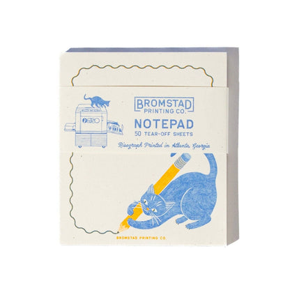 Pencil Cat - Mini Notepad