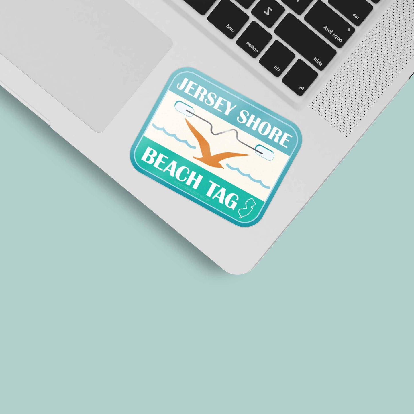 Jersey Shore Beach Tag Sticker