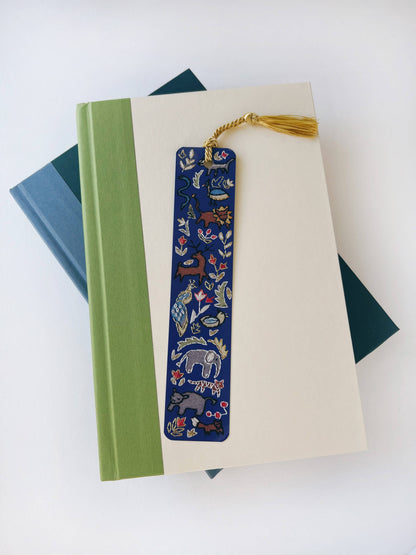 Wildlife Embroidery Tassel Bookmark