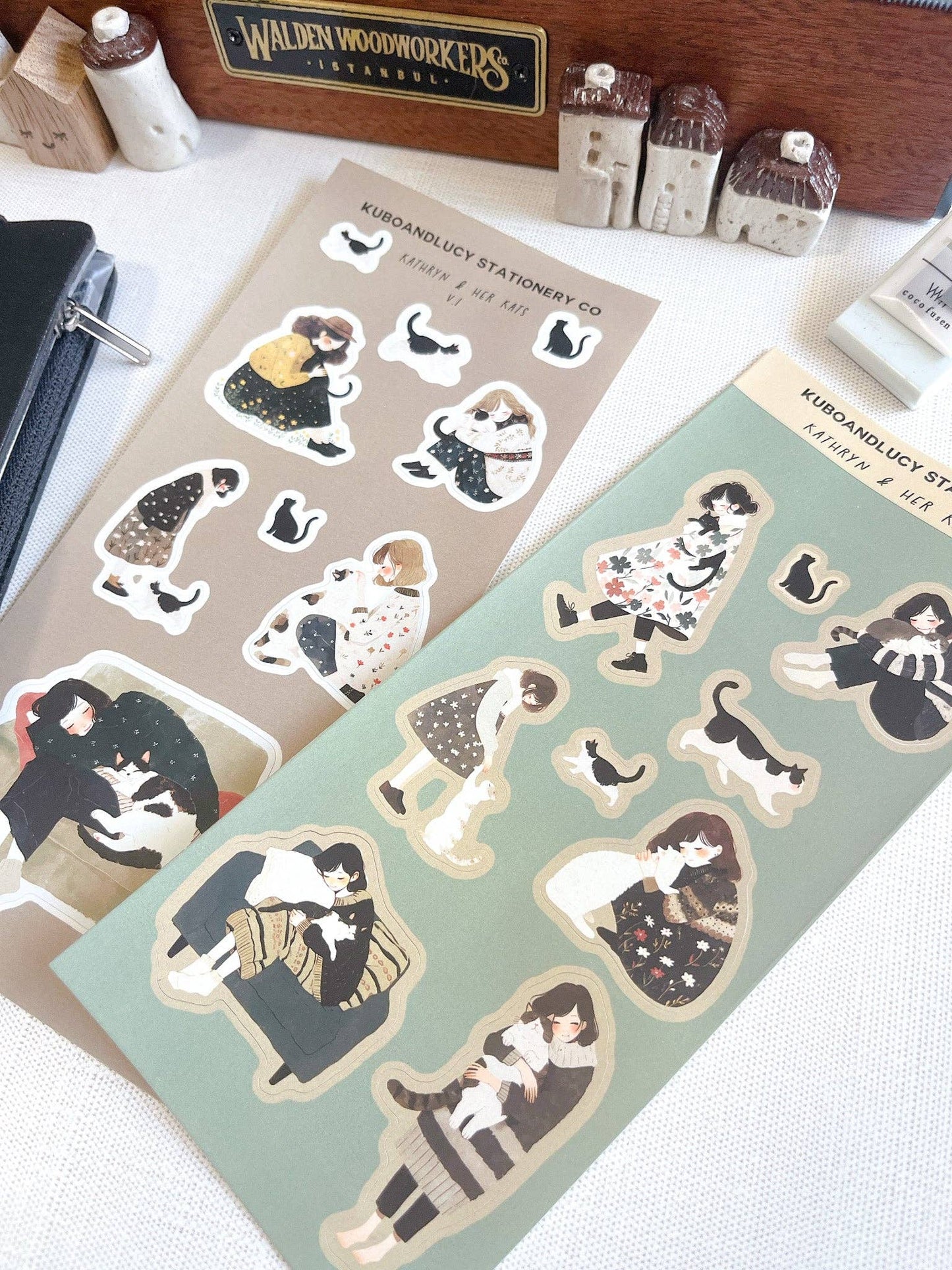 Kathryn and her Kat Sticker Sheet