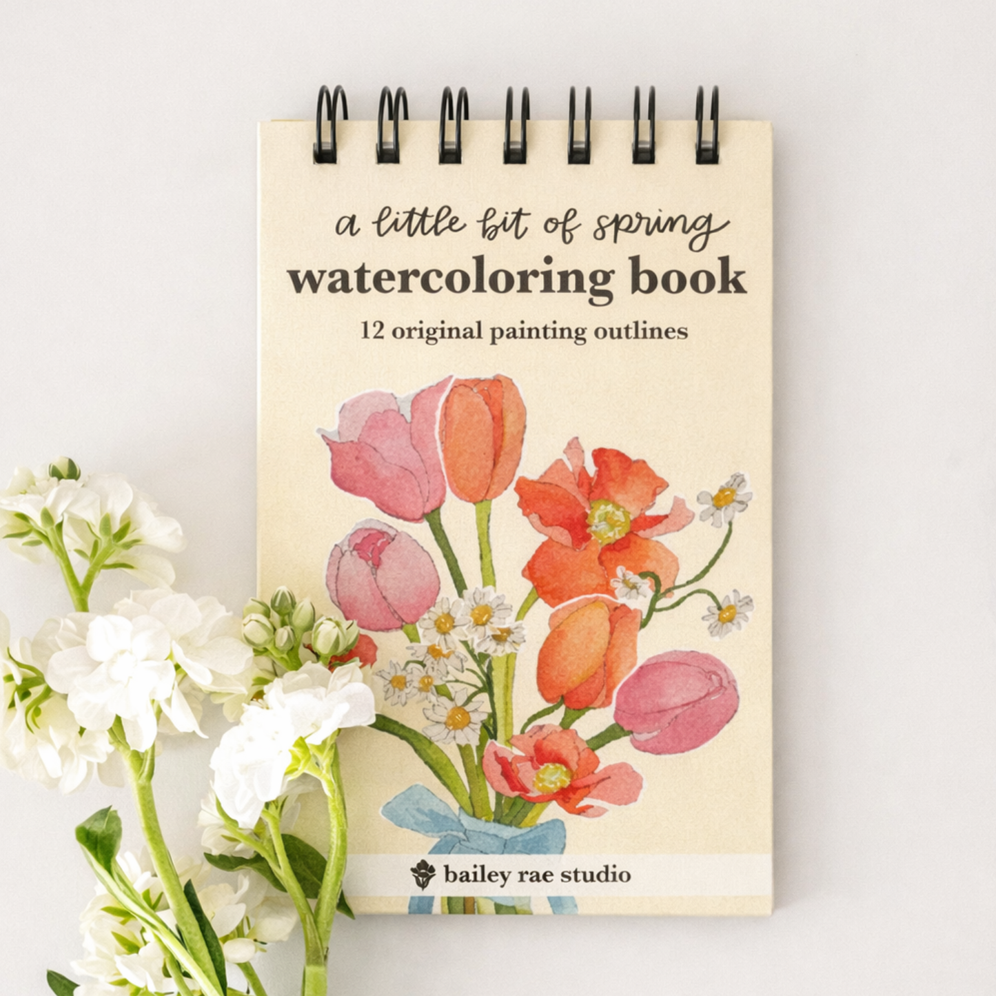 A Little Bit of Spring - Mini Watercoloring Book