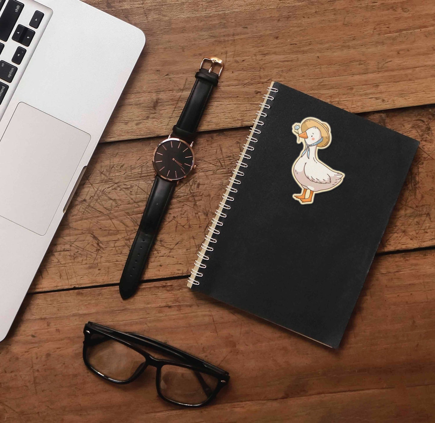 Country Goose Sticker - Cute Spring Animal Decal