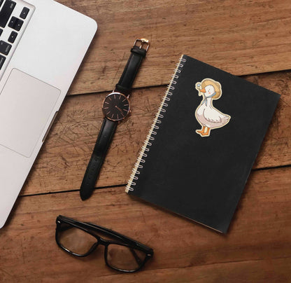 Country Goose Sticker - Cute Spring Animal Decal