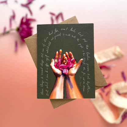 Broken Pieces — Sympathy Card