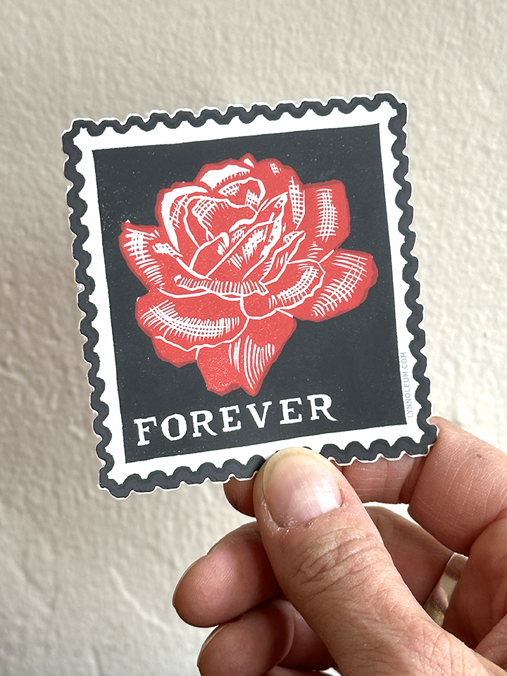 Forever Stamp STICKER