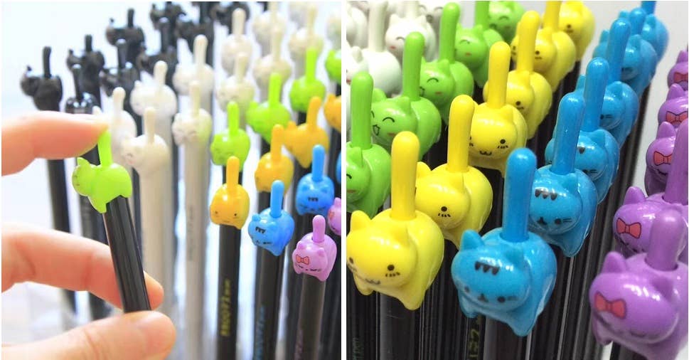 Cat Tail Retractable Gel Pen