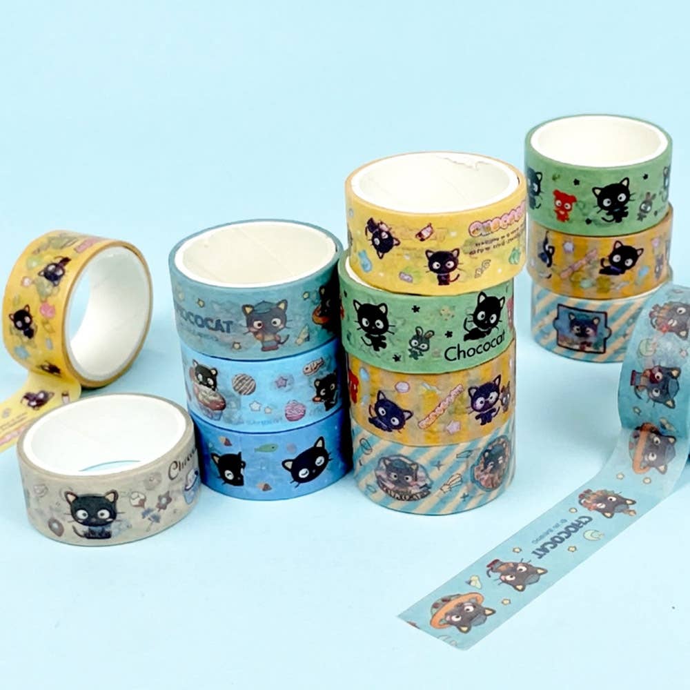 Sanrio Masking Tape Set (8 Rolls) – Chococat & Usahana