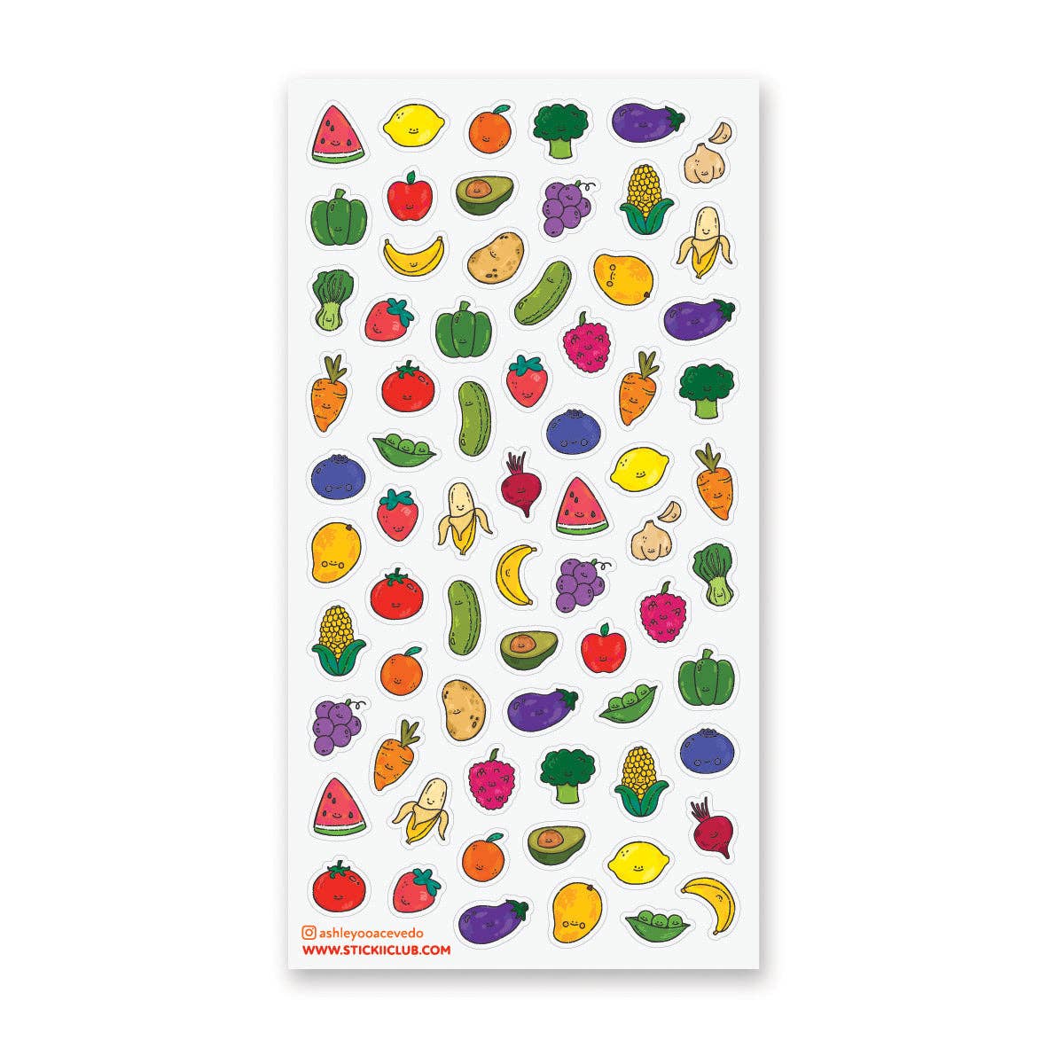 Produce Pals Sticker Sheet