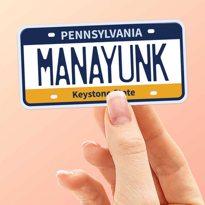 Buckinhgam PA License Plate Stickers