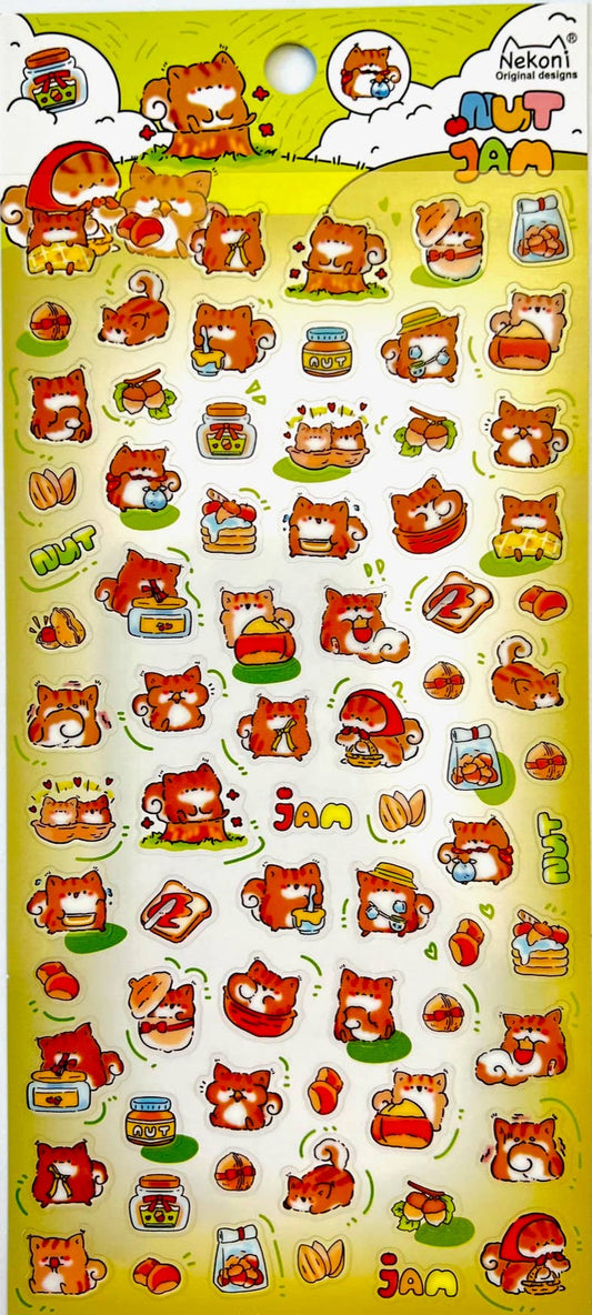 SQUIRREL PARTY STICKERS