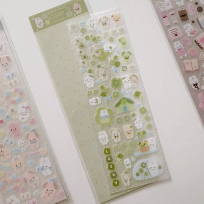 Teeny Tiny Glitter Sticker Sheet