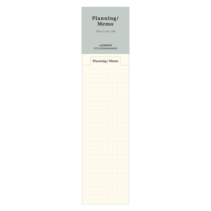LACONIC STYLE BOOKMARKER PLANNING/MEMO