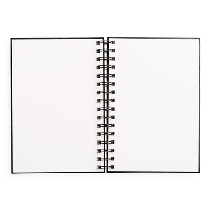 Small Sketchbook 5.5 x 8" - Spiral Hardcover (Black)