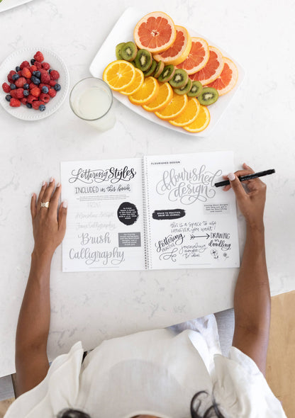 Daily Mindful Lettering: Live with Love Edition