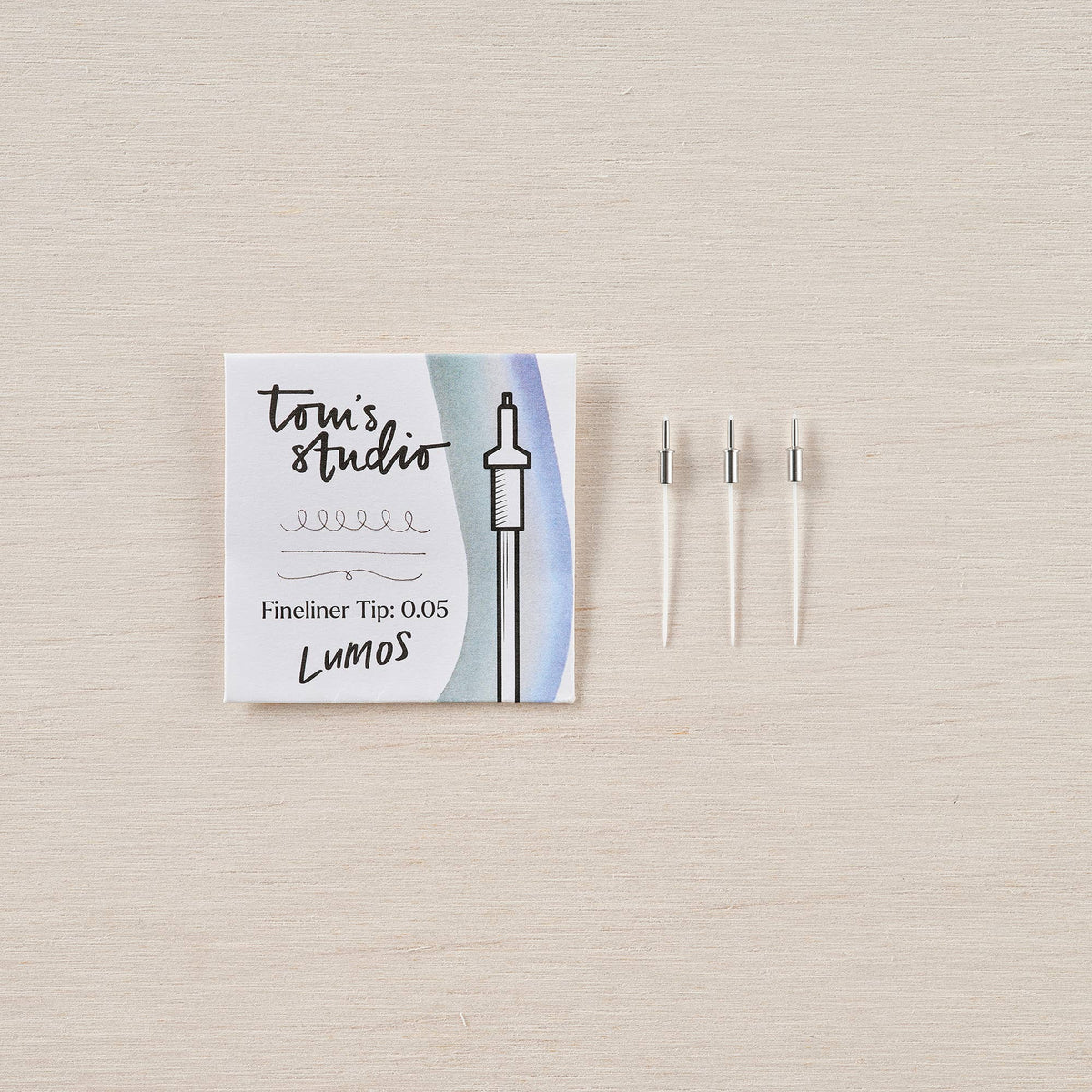 3-pack fineliner markers, tip size 0.05