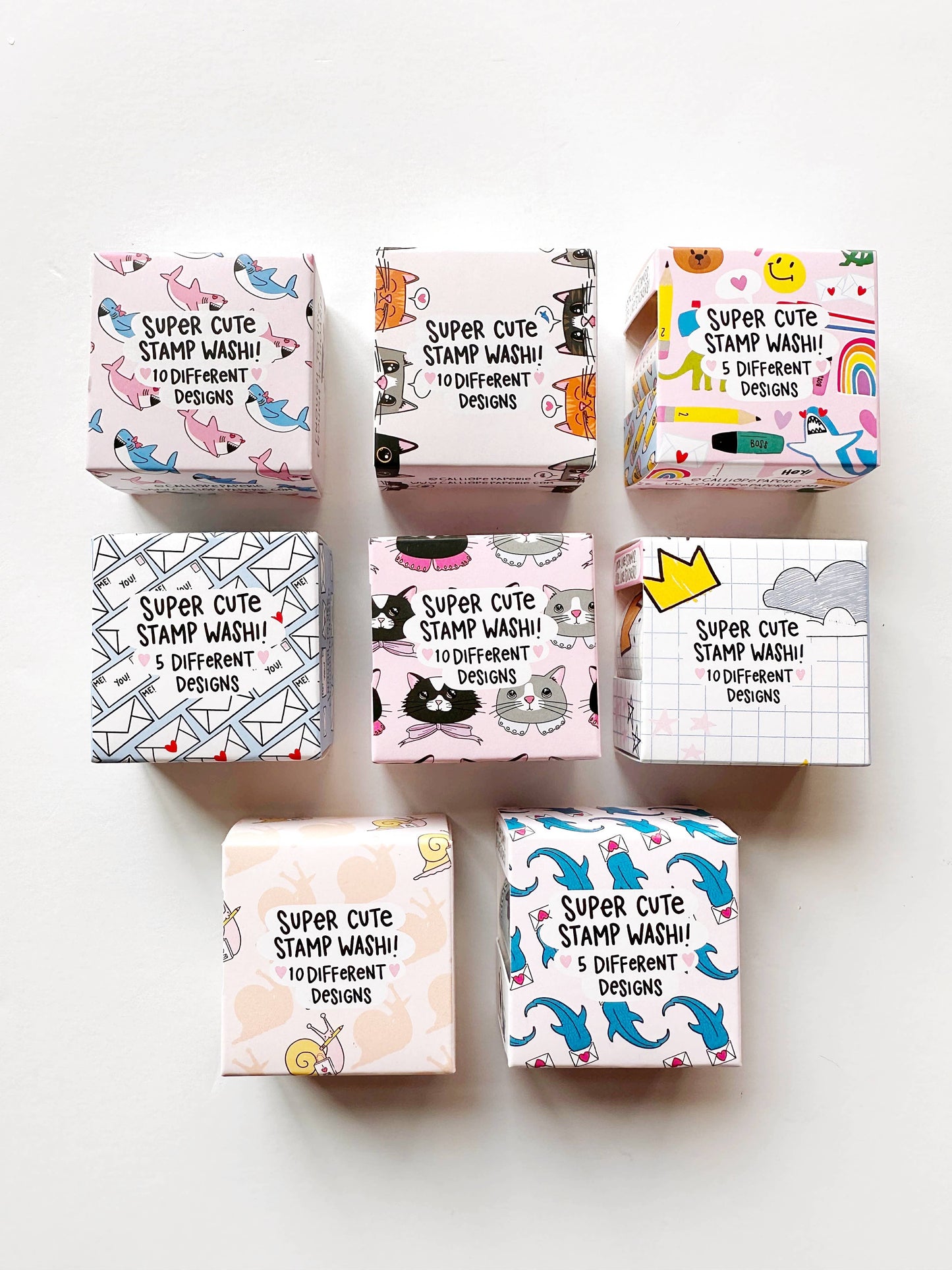 Mini Meows Faux-stage Stamp Washi