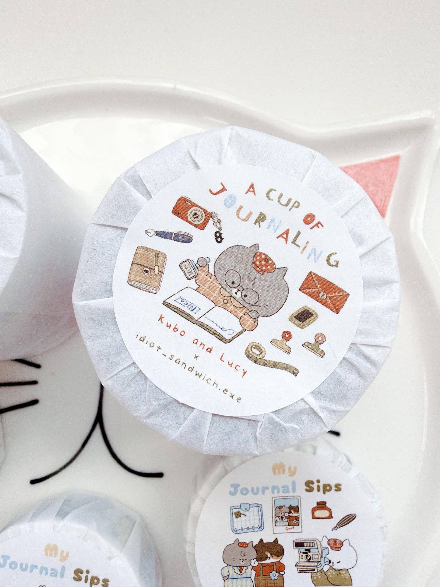 Kuboandlucy x Idiot Sandwich | A Cup of Journaling P.E.T Tape