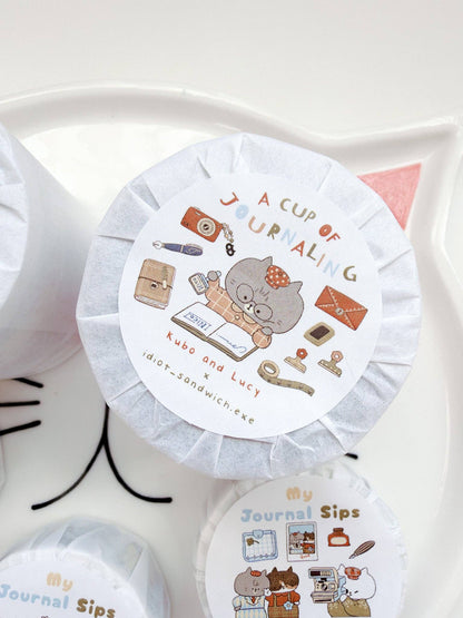 Kuboandlucy x Idiot Sandwich | A Cup of Journaling P.E.T Tape
