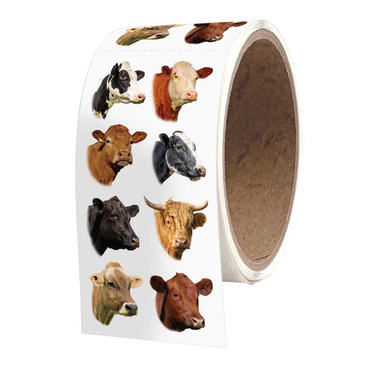 Cows 2x4 Sticker Sheet