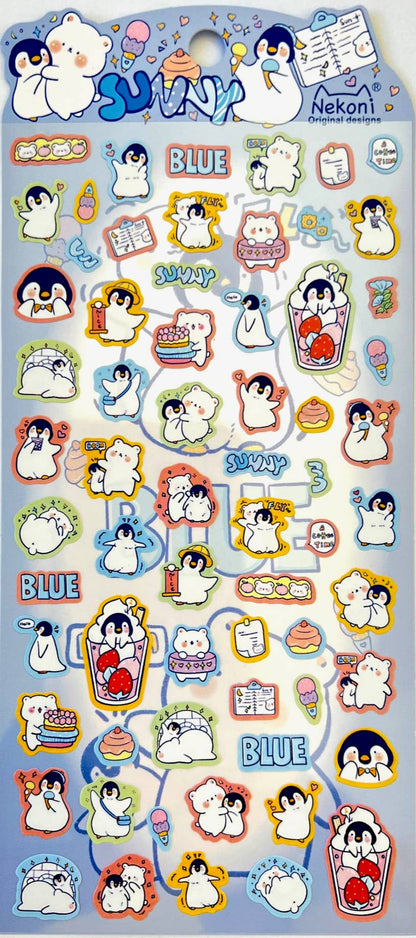 PENGUIN PARTY STICKERS