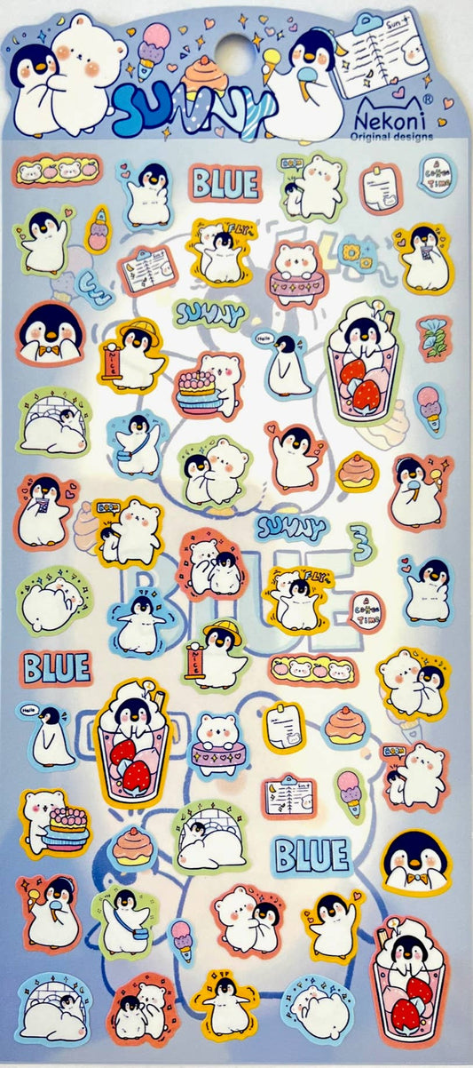 PENGUIN PARTY STICKERS