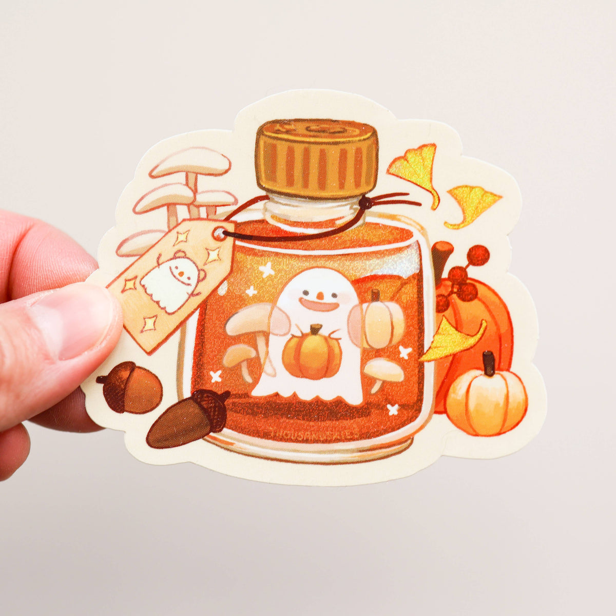 Vinyl Sticker (Holographic) Ink Potion - Autumn Ray