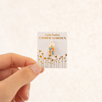 Charm Garden - Vote Charm - Gold
