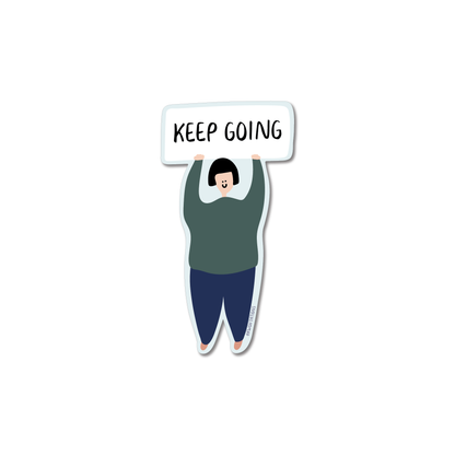 Keep Going Matte Vinyl Sticker