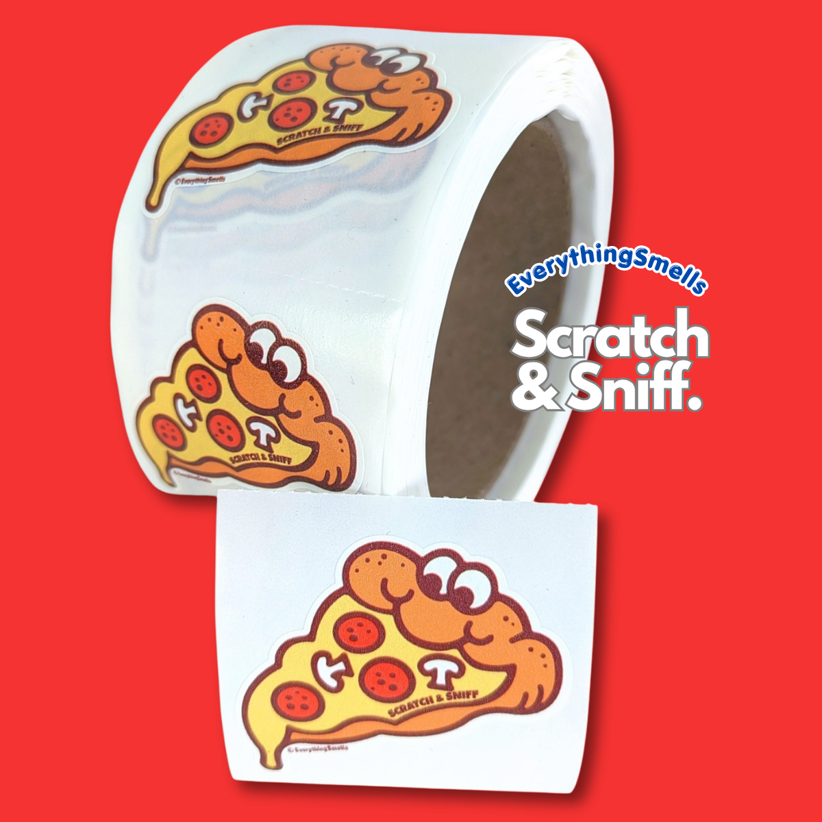 Pizza Scratch & Sniff Sticker Roll (50)