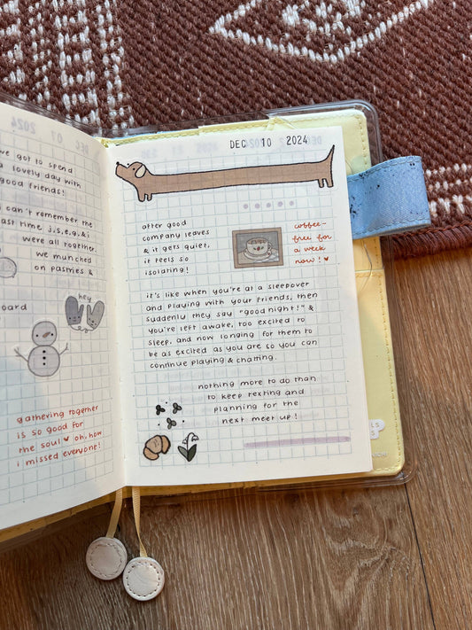 Dachshund sticker sheet
