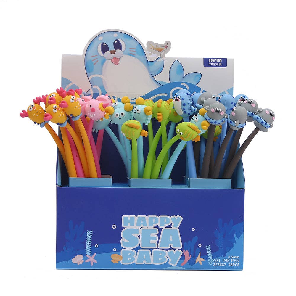 HAPPY SEA ANIMALS GEL PEN