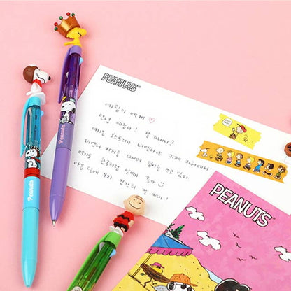 Single Peanuts Figure Mascot Ballpoint Pen 0.5mm - 3Colors