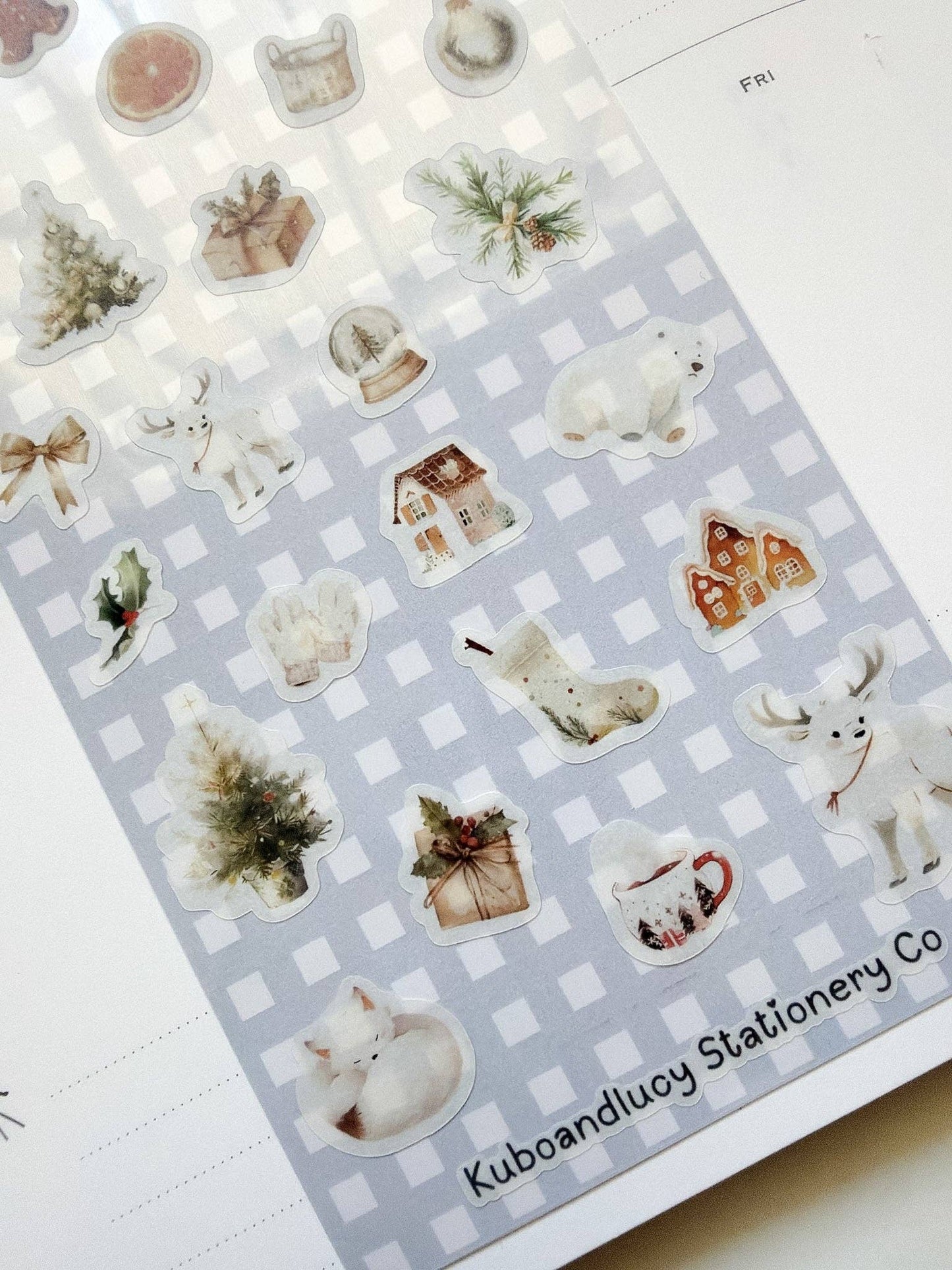 Kuboandlucy Stationery Co | Winter Elements Sticker Sheet
