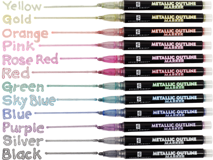 Studio Series Metallic Outline Markers