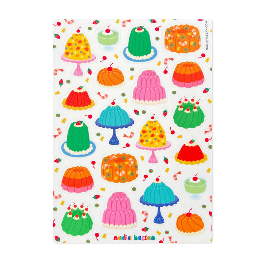 Hello Jello 5x7 Sticker Sheet