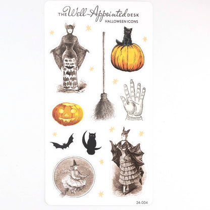 Halloween Icons Sticker Sheet