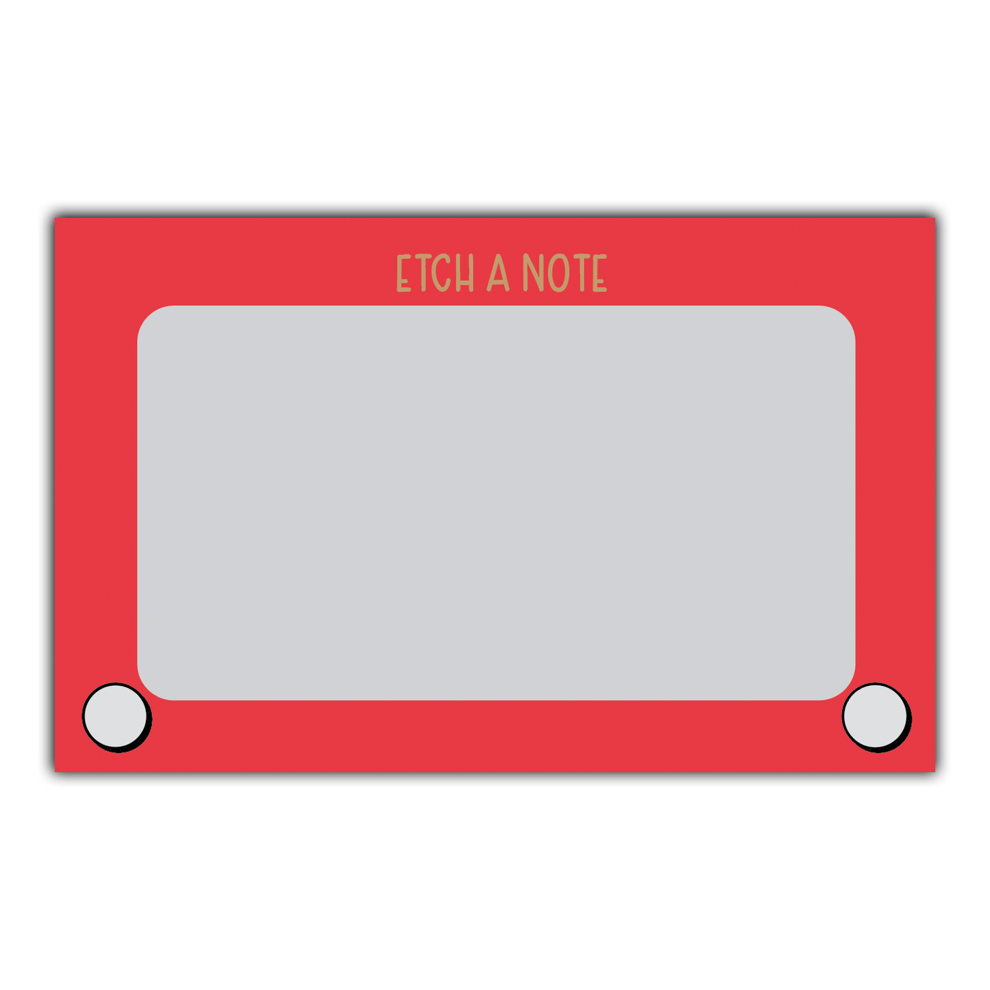 Etch a Note Minis™ - Flat Notecard Set of 60 - 80s GenX Kid